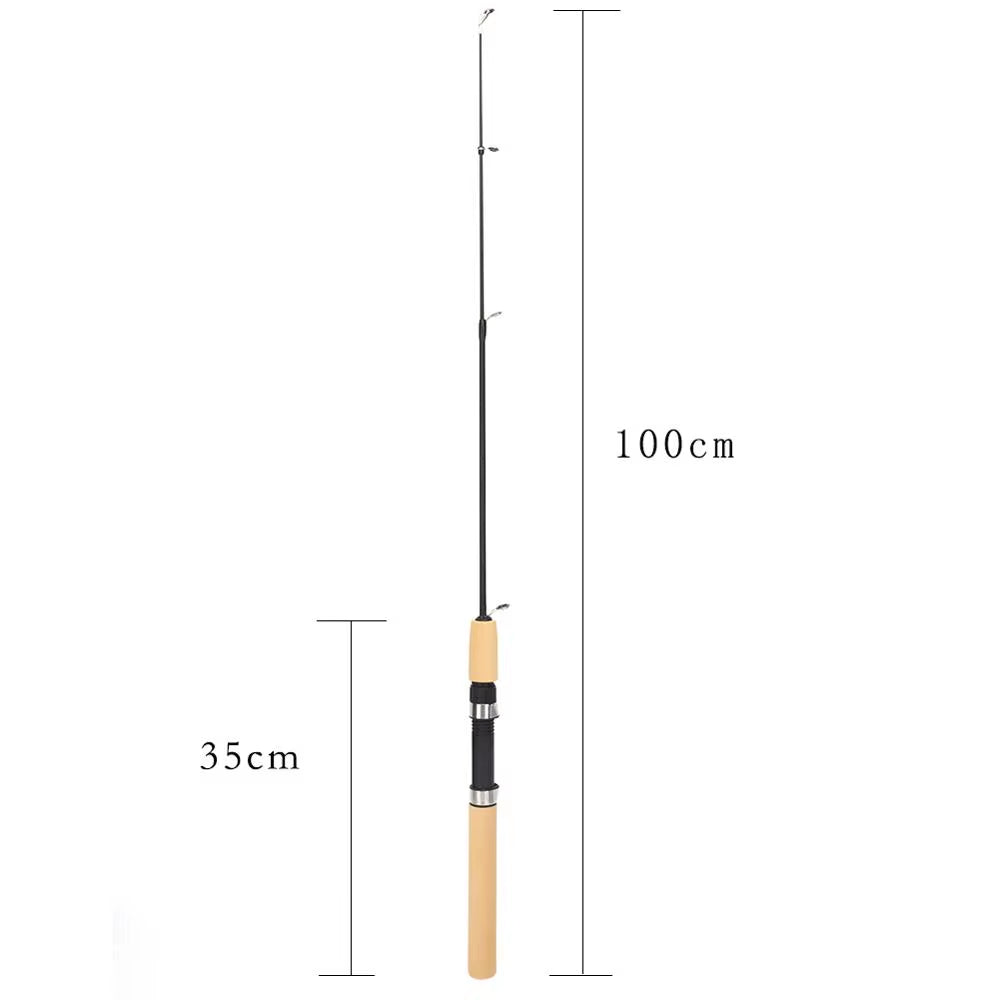 Portable Fishing Rods Pruty Na Ryby Pocket Telescopic Fishing Pole Pen Shape Folded Fishing Rods Lightweight Reel Wheel Tackle