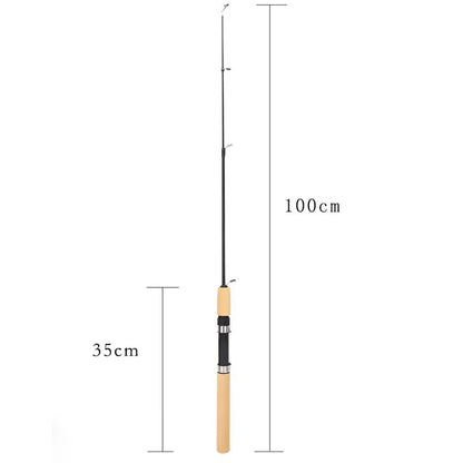 Portable Fishing Rods Pruty Na Ryby Pocket Telescopic Fishing Pole Pen Shape Folded Fishing Rods Lightweight Reel Wheel Tackle